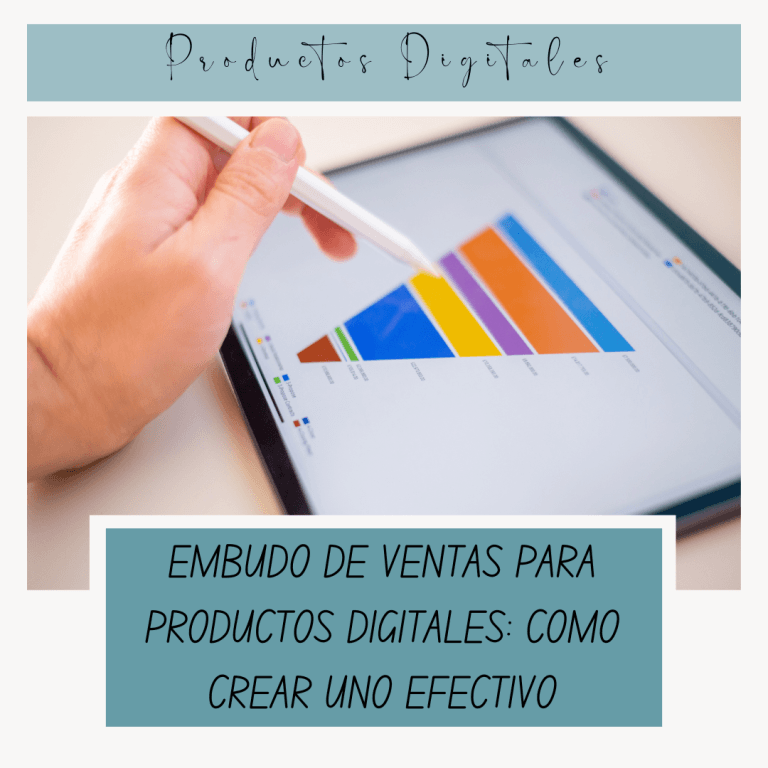 Embudo de ventas para productos digitales