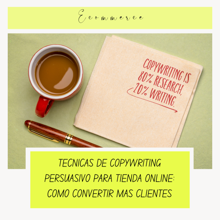 copywriting persuasivo para tienda online