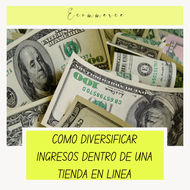 Diversificar ingresos tienda en linea